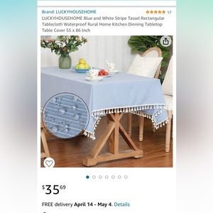 Set of 2 tablecloths